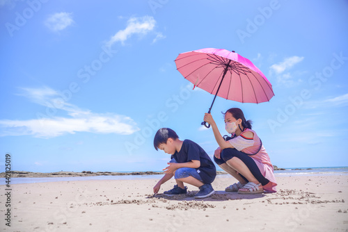 couple on the beach