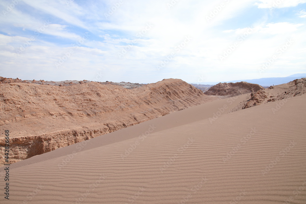 View of Death Vally in the Atacama Desert, Chile