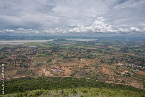 Khao Phraya Dern Flag, Lopburi Province from Thailand.