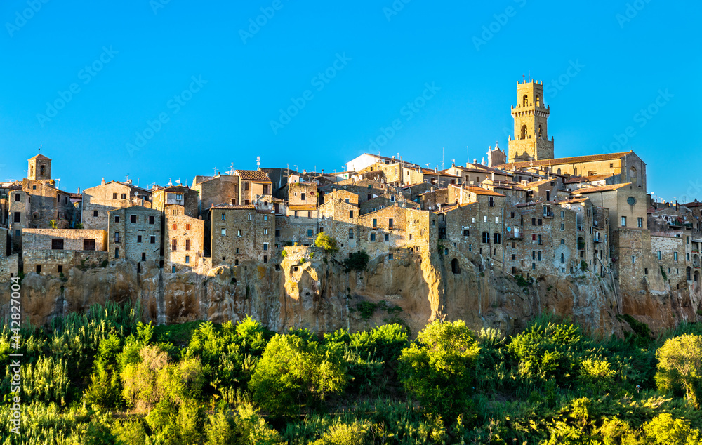 View of Pitigliano town in Tuscany, Italy