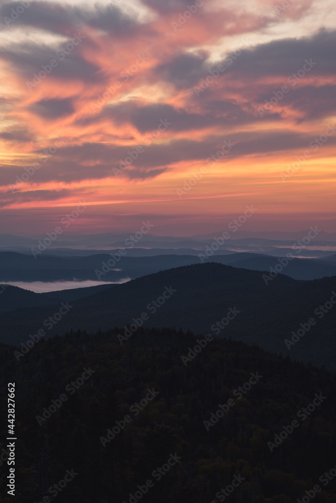 Sunrise from Spruce Mt.