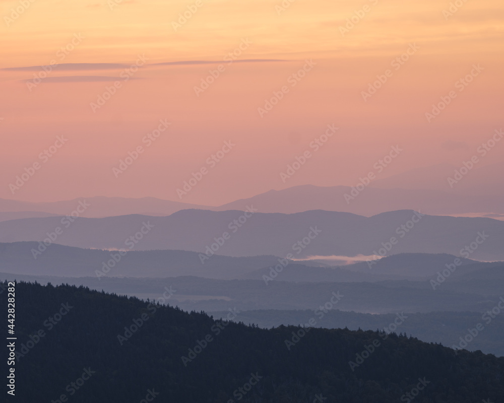 Sunrise from Spruce Mt.