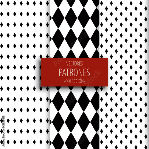 patrones blanco y negro