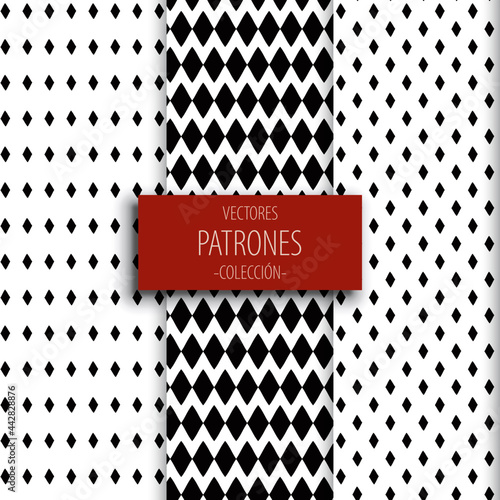 patrones blanco y negro