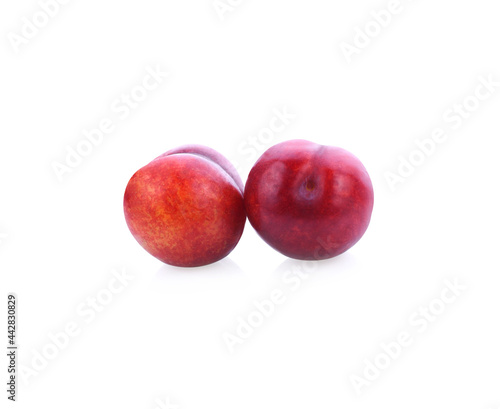 Sherry berry fruit isolated on white background