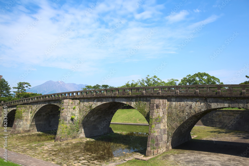 鹿児島市石橋記念公園の高麗橋
