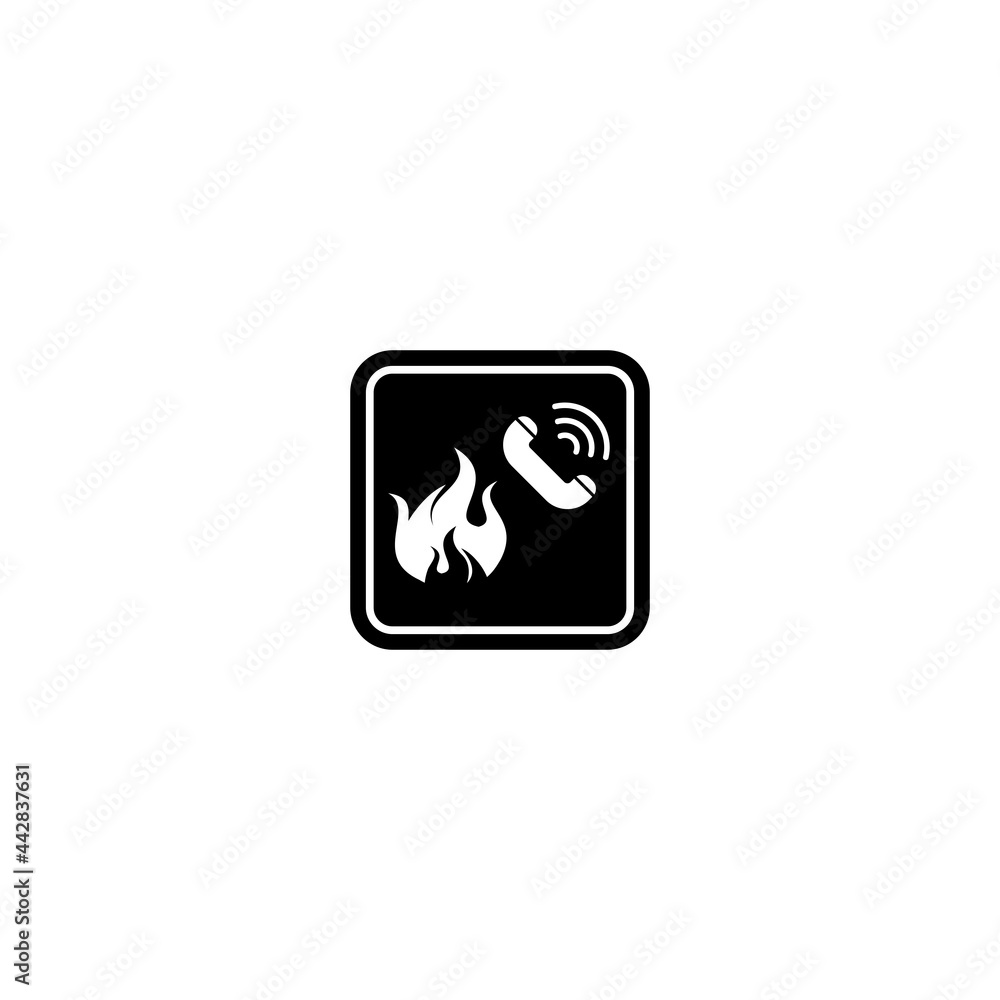 fire emergency evacuations procedure sign icon vector symbol fire emergency evacuations procedure sign icon vector symbol