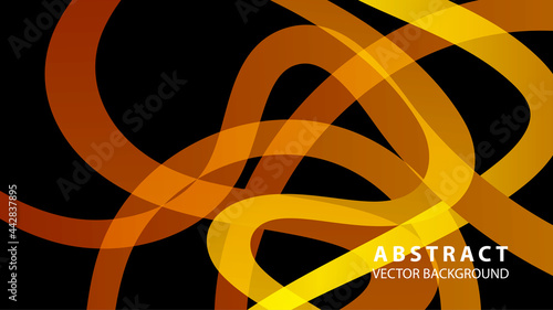Wallpaper Mural Abstract curve line wave background - vector Torontodigital.ca
