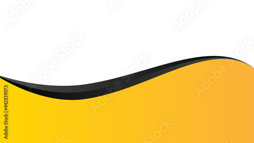yellow black wavy shape background