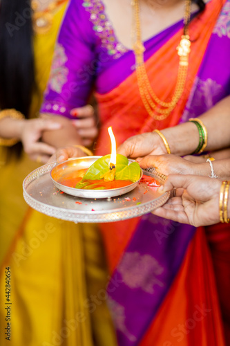 Oil lamp, Diwali , Hindu festival , royal Rajasthan, India 