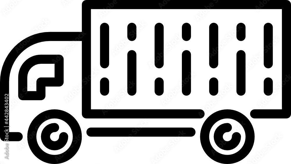 truck outline icon truck outline icon