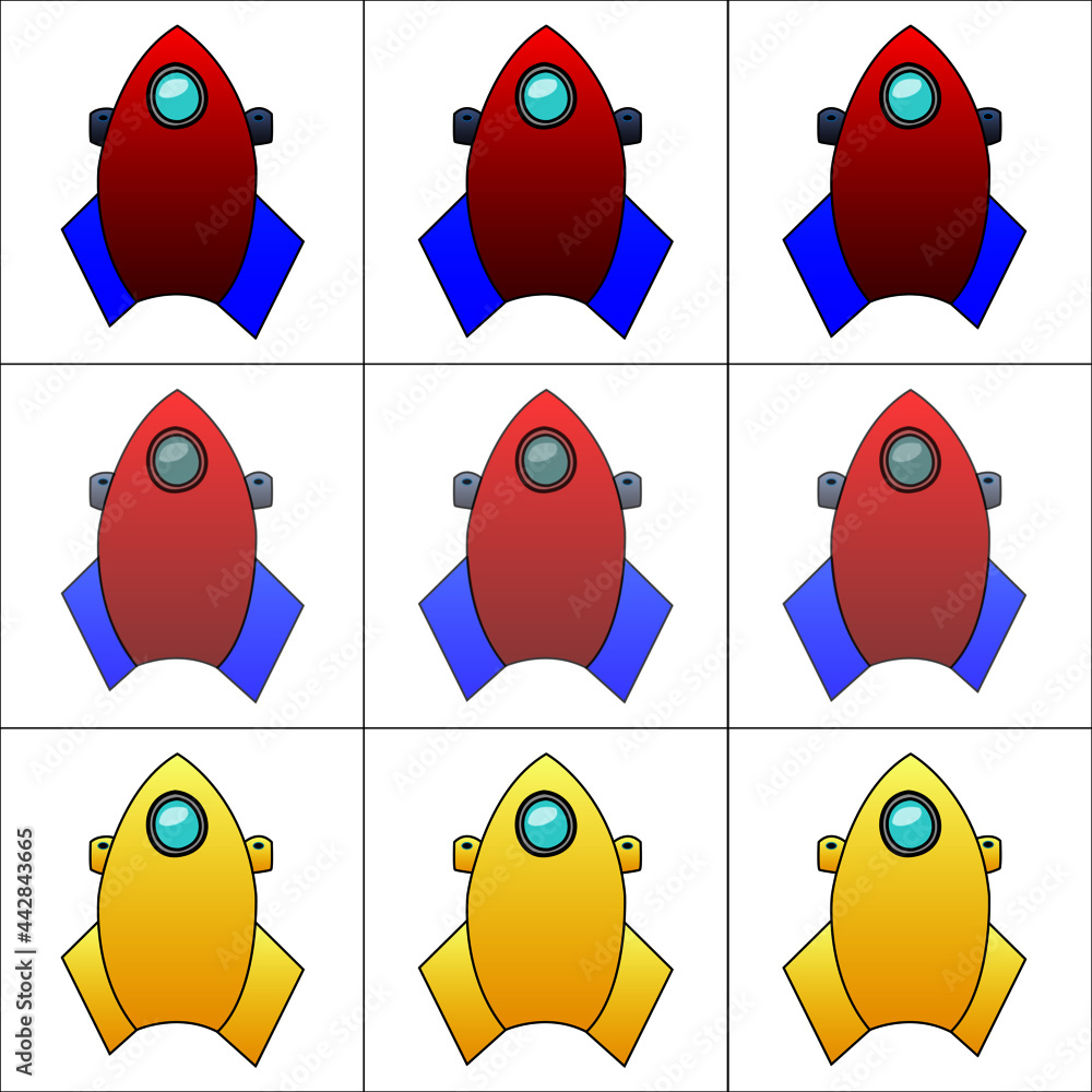 Sprite Nave Espacial Clásica