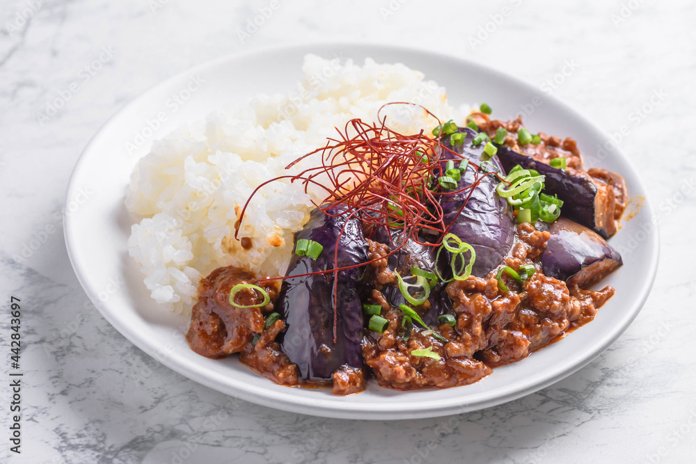 麻婆茄子ライス 麻婆茄子ライス