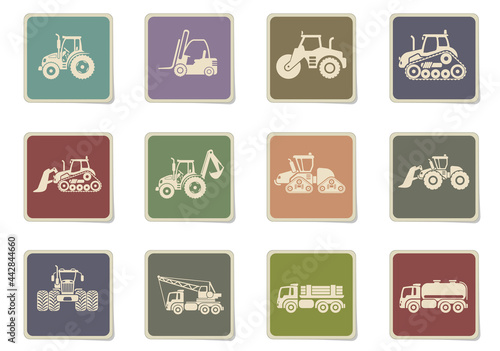Symbols of Construction Machines