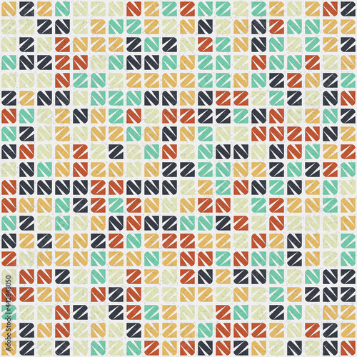 Abstract Geometric Pattern generative computational art illustration