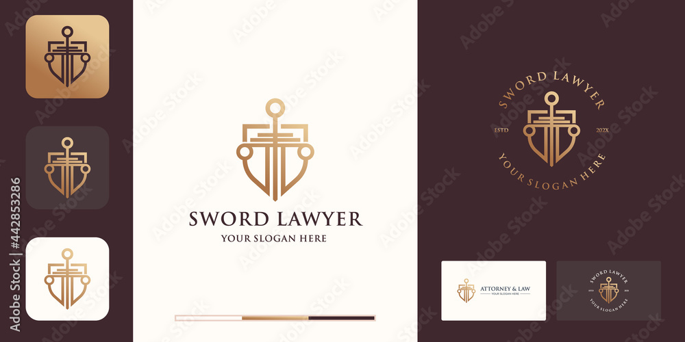 legal sword and shield logo