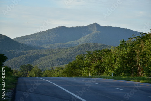This is Highway in north of Thailand