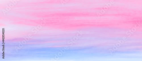 Unicorn galaxy pattern. Pastel cloud and sky with glitter. Cute bright paint like candy background theme. Concept to montage or present your product, for women, girls in princess style