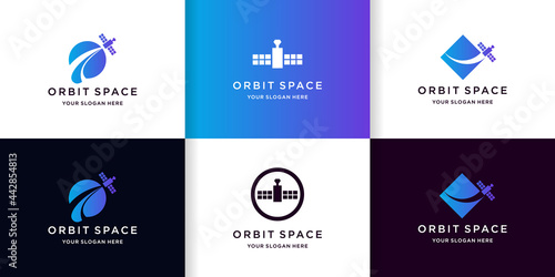 satellite obit logo template