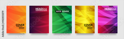 abstract wave background with gradient color. Applicable for design cover presentation invitation flyer annual report poster and business card desing packaging - Vector