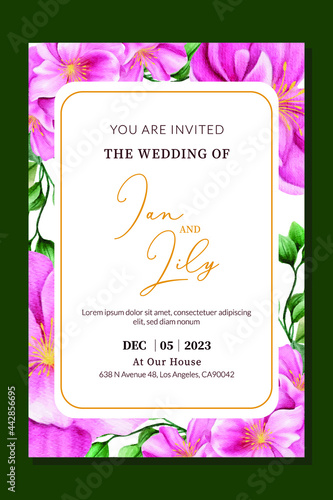 Colorful watercolor background with flowers. Style with a copy for text. The backdrop for greeting cards, sales, advertisements, invitations, posters, banners, and placards.