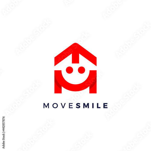 Move Smile Logo Simple Design