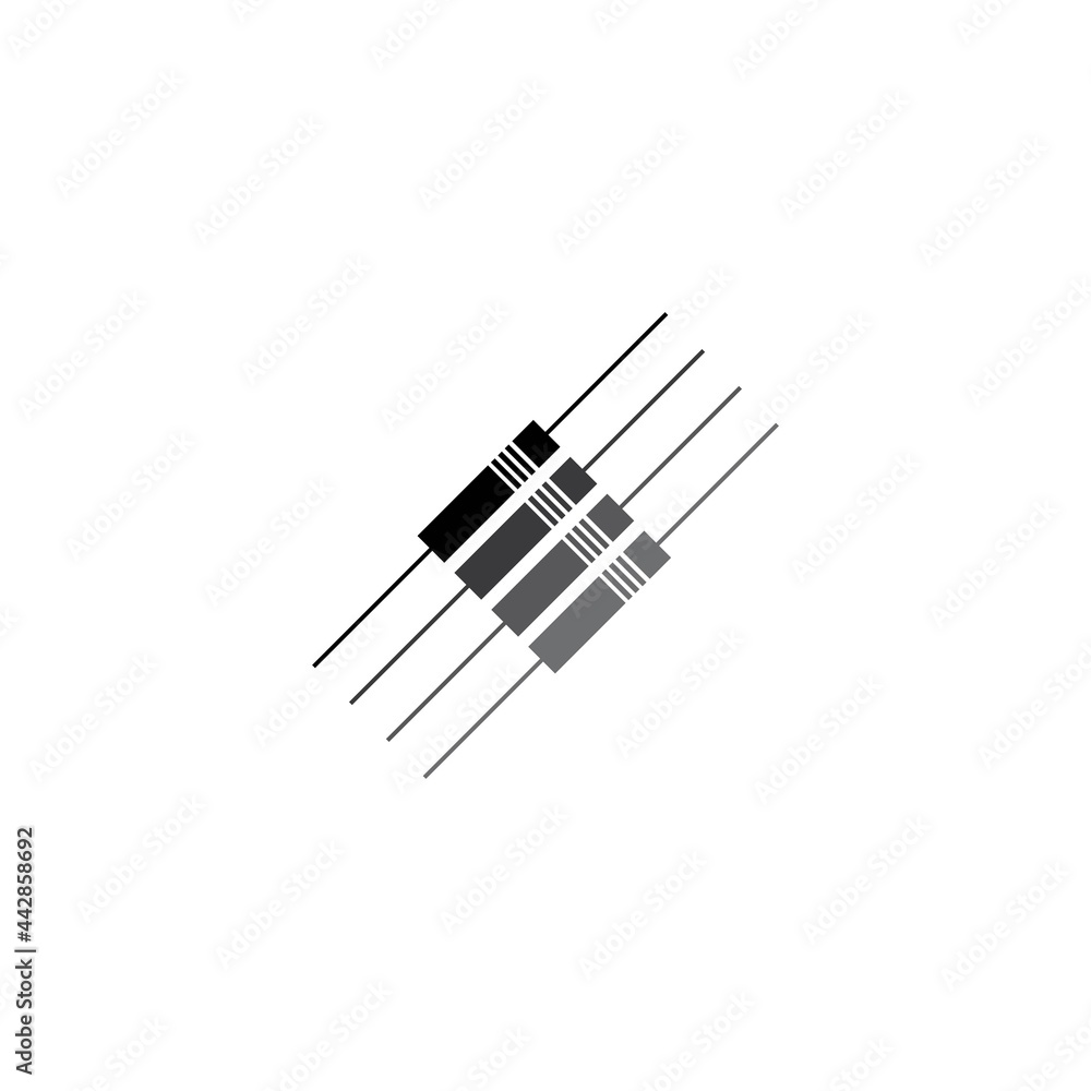 Diode icon. Diode icon.