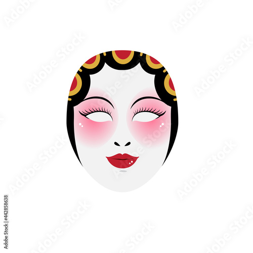 chinese lady opera mask