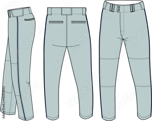 Baseball Pant Vectors 