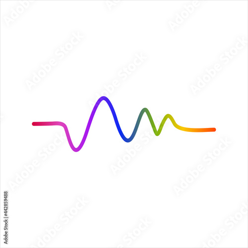 soundwave logo vector icon template
