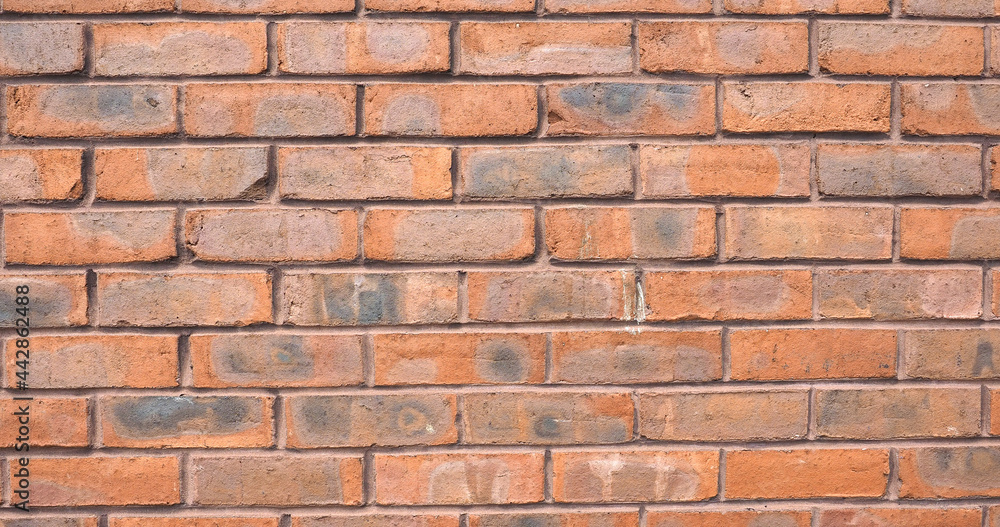 wide 4K red brick wall background wide 4K red brick wall background