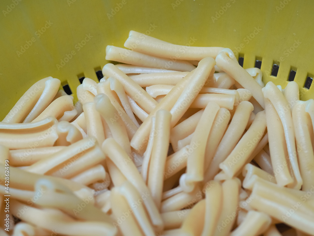 caserecce pasta food background caserecce pasta food background