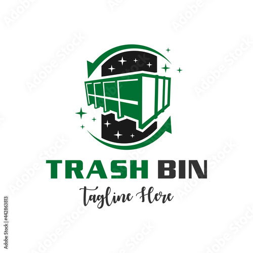 garbage collection modern logo design
