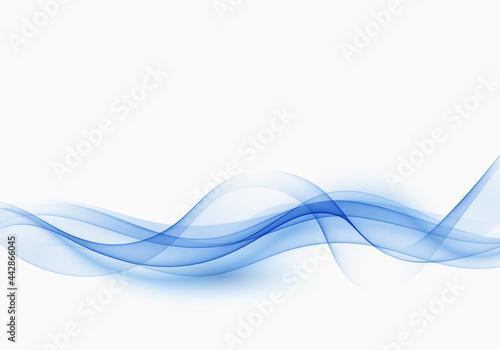 Blue abstract wave Abstract vector background wave