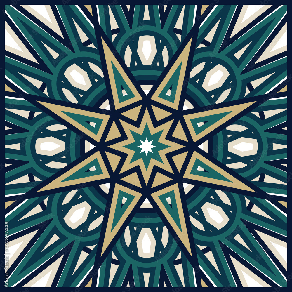 Patternapple Geometric Tribal Star Pattern Patternapple Geometric Tribal Star Pattern