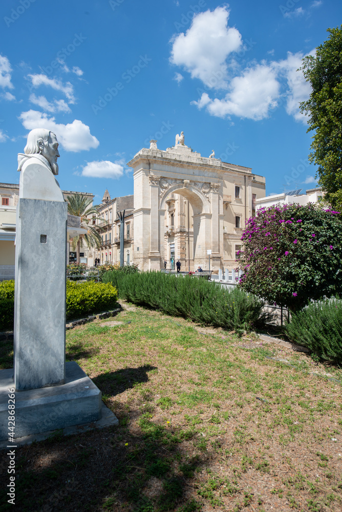 Fototapeta premium fotografie della città di noto in sicilia 