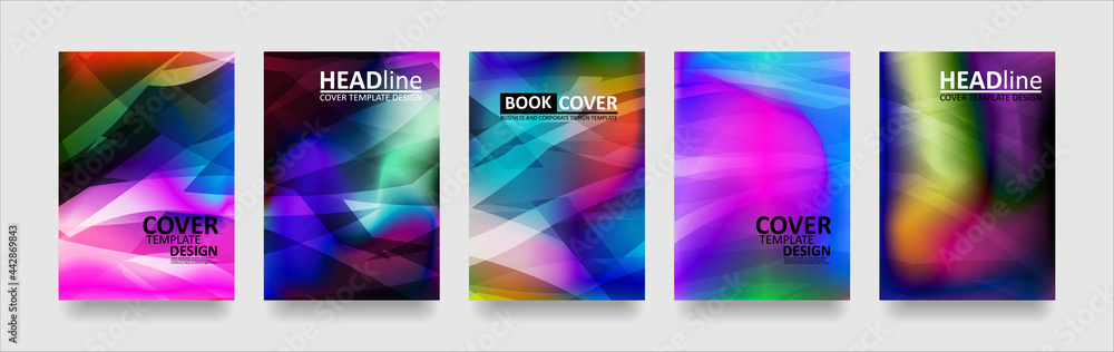 Fototapeta premium abstract wave background with gradient color. Applicable for design cover presentation invitation flyer annual report poster and business card desing packaging - Vector