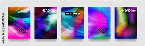 abstract wave background with gradient color. Applicable for design cover presentation invitation flyer annual report poster and business card desing packaging - Vector