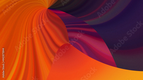 beautiful gradient abstract background composition of geometric shapes blurred waves orange red purple transition colors overlay layer