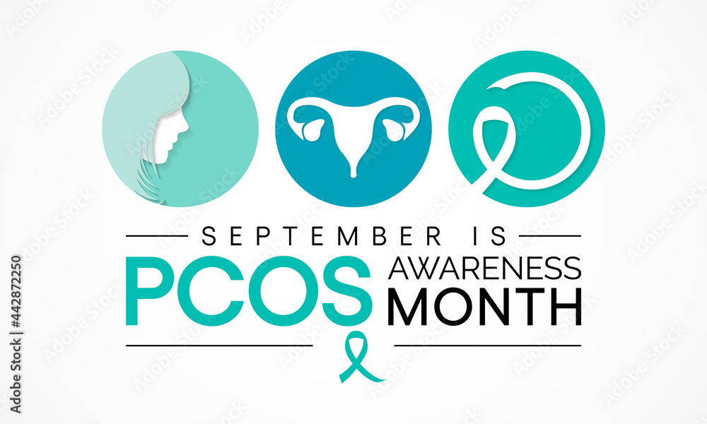 Polycystic Ovary Syndrome (PCOS) Awareness Month is observed every year in September, it is a common condition that affects how a woman's ovaries work. Vector illustration Polycystic Ovary Syndrome (PCOS) Awareness Month is observed every year in September, it is a common condition that affects how a woman's ovaries work. Vector illustration