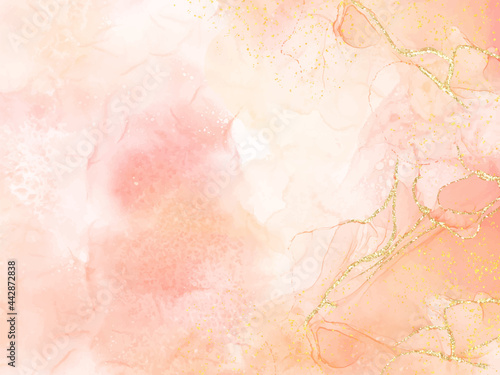 Abstract alcohol ink texture marble style background.