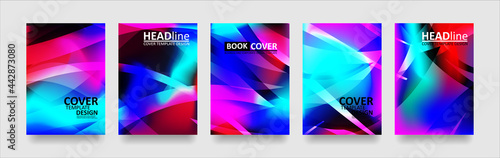 abstract wave background with gradient color. Applicable for design cover presentation invitation flyer annual report poster and business card desing packaging - Vector