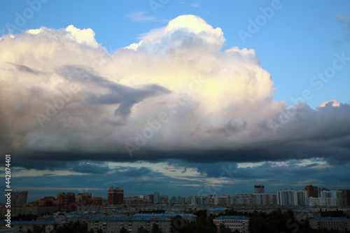 Clouds, storm clouds, sun light © ivanchik29
