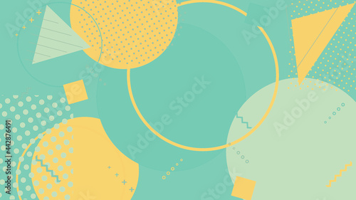 Abstract colorful geometric pattern graphic trendy background