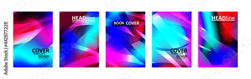 abstract wave background with gradient color. Applicable for design cover presentation invitation flyer annual report poster and business card desing packaging - Vector