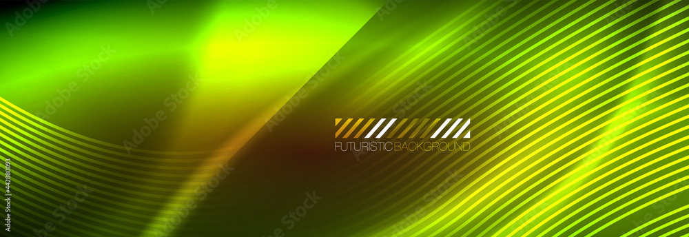Neon dynamic beams vector abstract wallpaper background. Wallpaper background, design templates for business or technology presentations, internet posters or web brochure covers Neon dynamic beams vector abstract wallpaper background. Wallpaper background, design templates for business or technology presentations, internet posters or web brochure covers