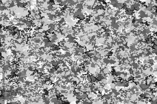 Abstract gray camouflage background