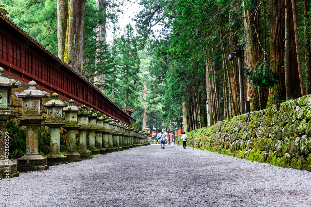 The Temples and Shrines of Nikko, Japan. The Temples and Shrines of Nikko, Japan.