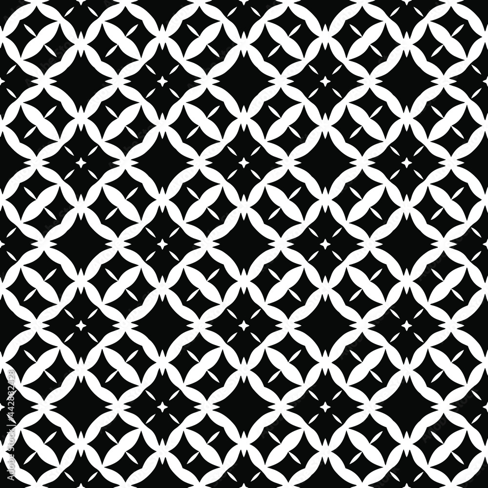 Seamless vector pattern in geometric ornamental style. Seamless vector pattern in geometric ornamental style.