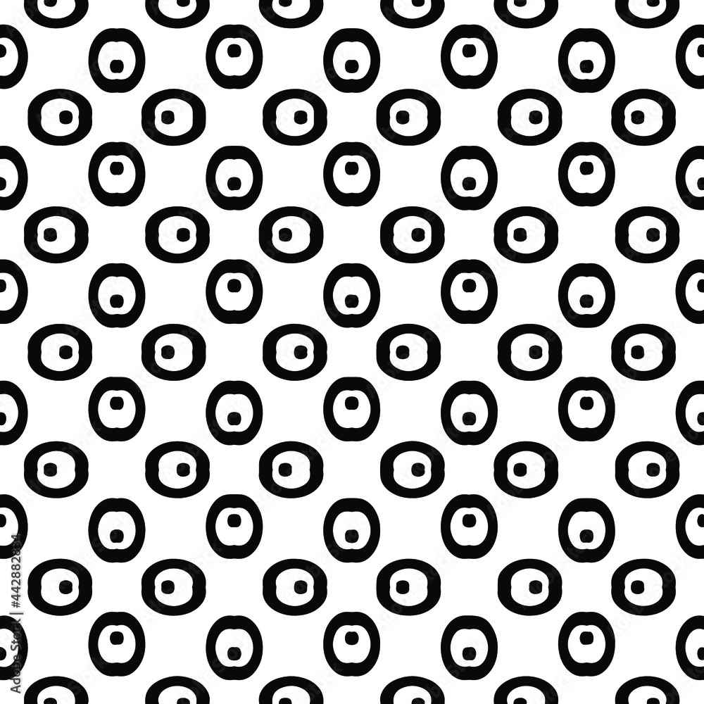 Seamless vector pattern in geometric ornamental style. Seamless vector pattern in geometric ornamental style.